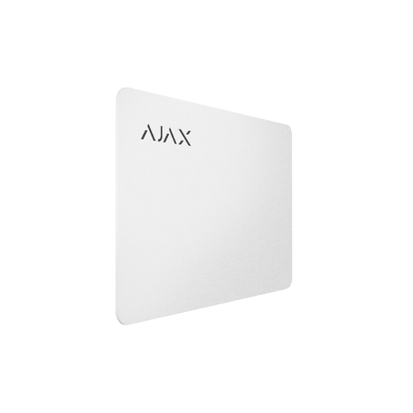 Защищенная бесконтактная карта для клавиатуры AJAX Pass - 10 шт. (white) 14882 фото