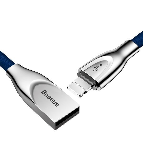 Кабель Baseus Zinc USB 2.0 to Lightning 2A 1M Синий (CALXN-03) 16699 фото