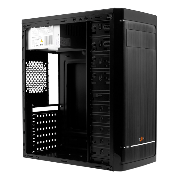 Корпус LP 2006-400W 8см black case chassis cover 6677 фото