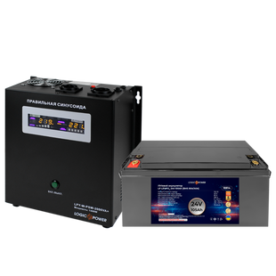 Комплект резервного питания LP (LogicPower) ИБП + литиевая (LiFePO4) батарея (UPS W2000VA + АКБ LiFePO4 3000W) 18953 фото