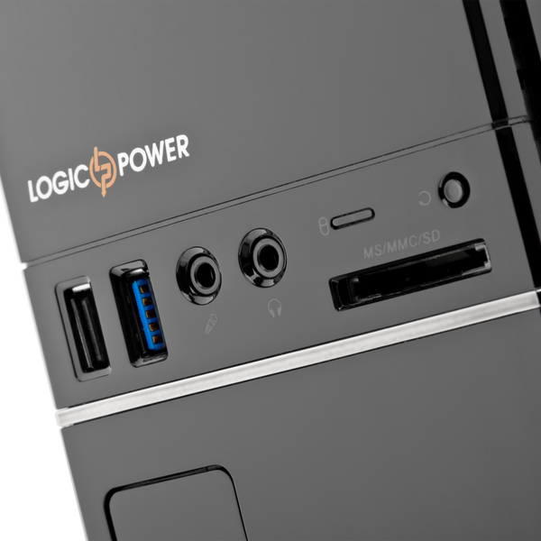 Корпус LP S607 BK 400W Slim 2хUSB 3.0, 1хUSB 2.0 4637 фото