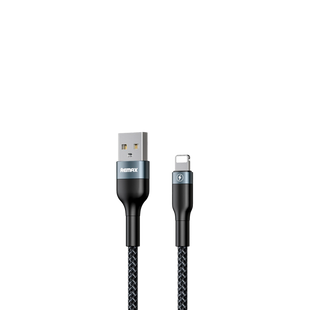 Кабель Remax Sury 2 USB 2.0 to Lightning 2.4A 1M Черный (RC-064i-b) 20465 фото
