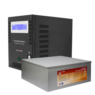 Комплект резервного питания LP (LogicPower) ИБП + литиевая (LiFePO4) батарея (UPS B7000VA + АКБ LiFePO4 1160W) 12822 фото
