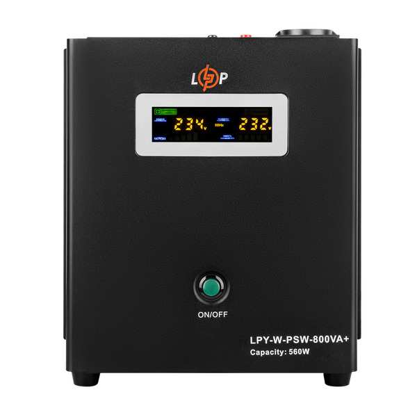Комплект резервного живлення для котла і теплої підлоги LP (LogicPower) ДБЖ + гелева батарея (UPS W800VA + АКБ GL 1400W) 9830 фото