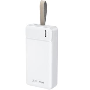 Внешний аккумулятор Remax Pure QC + PD 20W 30000mAh Белый (RPP-289) 19627 фото