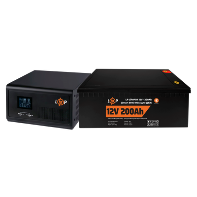 Комплект резервного живлення LP (LogicPower) ДБЖ + літієва (LiFePO4) батарея (UPS 1500VA + АКБ LiFePO4 2560W) 20485 фото