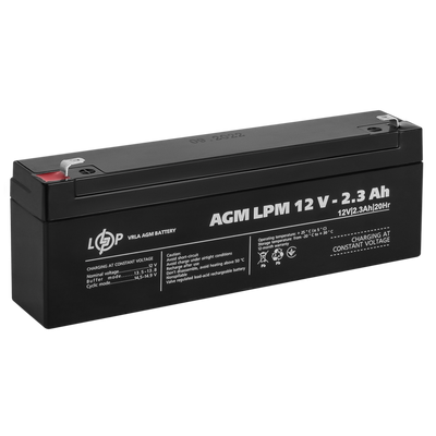 Акумулятор AGM LPM 12V - 2.3 Ah 4132 фото