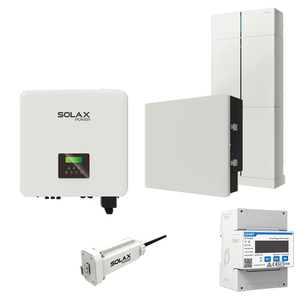 Комплект Solax 4.2: Трифазний гібридний інвертор на 10 кВт, з АКБ на 6,2 кВт*год 21319 фото