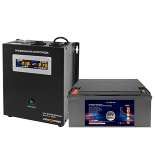 Комплект резервного питания LP (LogicPower) ИБП + литиевая (LiFePO4) батарея (UPS W2500VA + АКБ LiFePO4 3000W) 18954 фото