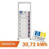 Акумулятор LP LiFePO4 Battery HVM 307,2V 100Ah (30720 Wh) BMS 125А AB Lrack white 37902 фото