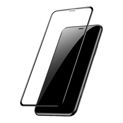 Захисне скло Baseus для iPhone Xs Max, iPhone 11 Pro Max, 0.2 mm, Чорний (SGAPIPH65-TN01) 16711 фото
