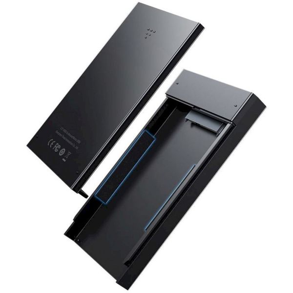 Кишеня Baseus Full Speed для SSD/HDD 2.5" SATA 2.0 5Gbps USB 3.0 Чорний (CAYPH-B01) 16519 фото