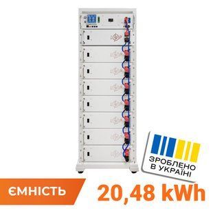 Аккумулятор LP LiFePO4 Battery HVM 409,6V 50Ah (20480 Wh) BMS 125А AB Lrack white 38291 фото
