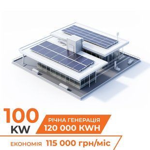 Комплект СЭС сетевая на инверторе Deye 100кВт 38220 фото