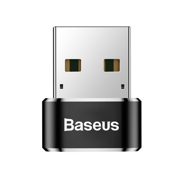 Перехідник Baseus Female Type-C to USB Чорний (CAAOTG-01) 16609 фото