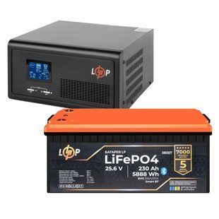 Комплект резервного питания LogicPower 2300W + литиевая (LiFePO4) батарея 5888Wh 40158 фото