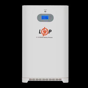 Акумулятор LP LiFePO4 51,2V &mdash; 280 Ah (14336 Wh) (Smart BMS 200A) з LCD AB RS485/CAN 31410 фото
