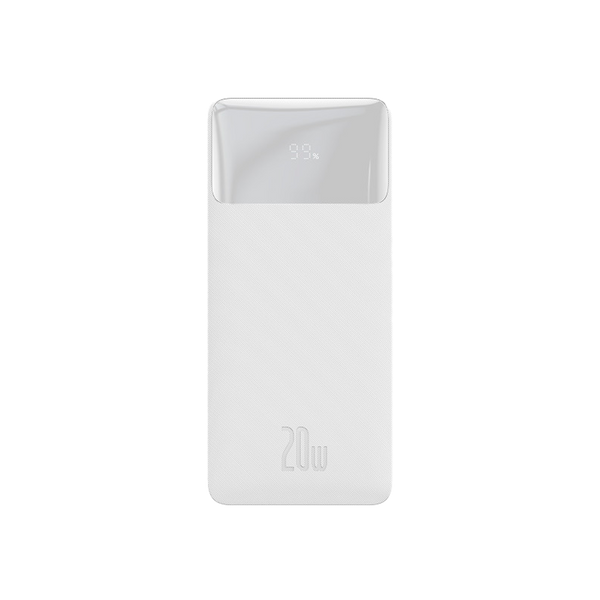 Зовнішній акумулятор Baseus Bipow Digital Display QC 20W 30000mAh Білий PPDML-N02 19611 фото