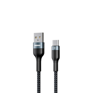 Кабель Remax Sury 2 USB 2.0 to Type-C 2.4A 1M Черный (RC-064a-b) 20467 фото