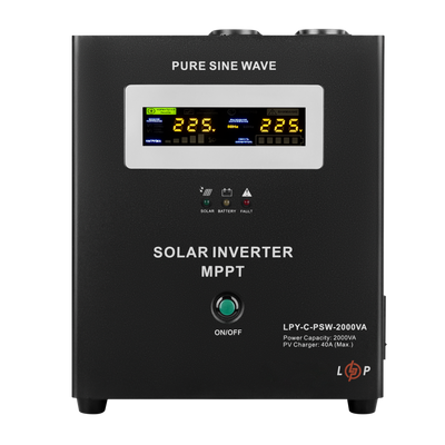 Сонячний інвертор (ДБЖ) LogicPower LPY-C-PSW-2000VA (1400W) MPPT24V 4126 фото