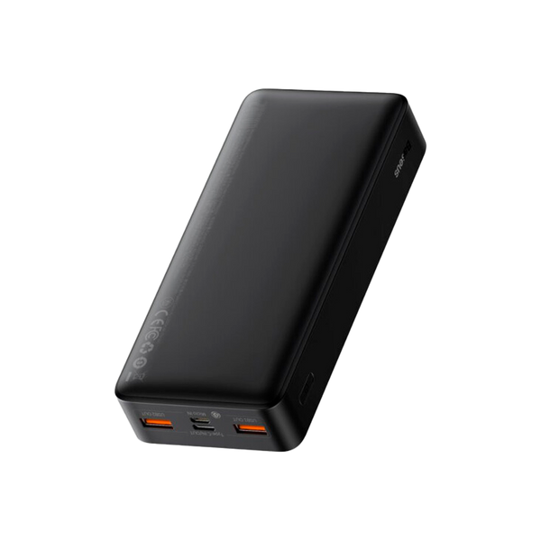 Зовнішній акумулятор Baseus Bipow Digital Display 20000 mAh 20 W Чорний (PPBD050501) 20397 фото