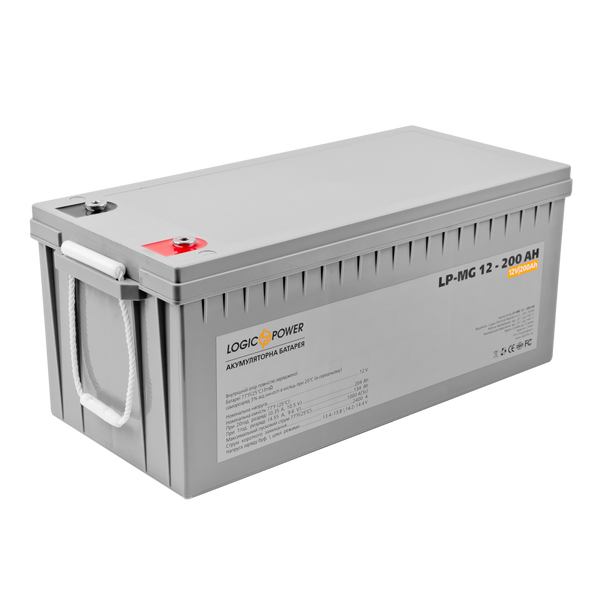 Акумулятор мультигелевий LP-MG 12V - 200 Ah Silver 2318 фото