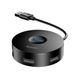 USB Hub Baseus Round Box USB3.0 to USB3.0*1 + USB2.0*3 Черный (CAHUB-F01) 16719 фото 2