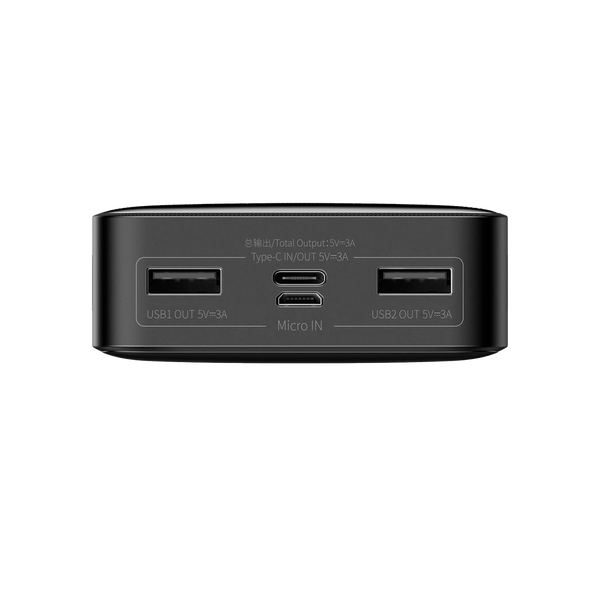 Зовнішній акумулятор Baseus Bipow Digital Display 20000mAh 15W Черный (PPBD050101) 20395 фото