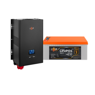 Комплект резервного живлення LP (LogicPower) ДБЖ + літієва (LiFePO4) батарея (UPS W3600+ АКБ LiFePO4 3584W) 22635 фото