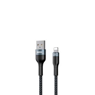 Кабель Remax Sury 2 USB 2.0 to Lightning 2.4A 1M Черный (RC-064i-b) 20465 фото