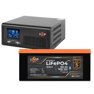 Комплект резервного питания LogicPower ИБП 600W + литиевая (LiFePO4) батарея 1920 Wh 40318 фото