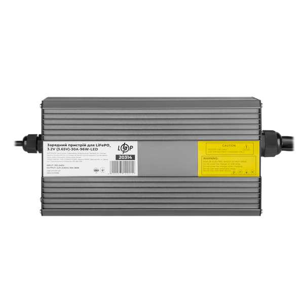 Зарядний пристрій для акумуляторів LiFePO4 3.2V (3.65V)-30A-96W-LED 20314 фото