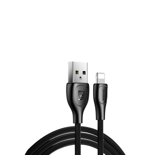 Кабель Remax Lesu Pro USB 2.0 to Lightning 2.1A 1M Черный (RC-160) 20441 фото