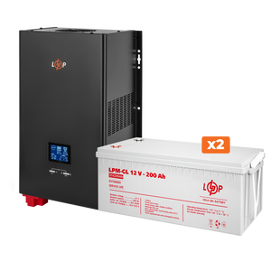 Комплект бесперебойного питания (ИБП LP 3600VA (2500Вт) 24V с АКБ LPM-GL 12V - 200 Ah) 22257 фото