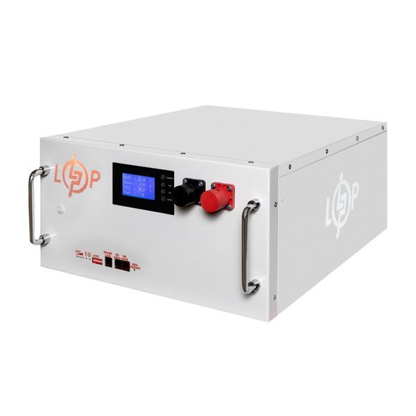 Аккумулятор LP LiFePO4 51,2V - 280 Ah (14336Wh) (BMS SP 200A/100А) RM RS485/CAN LCD WH 38155 фото