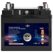 Аккумулятор переносной с USB и роз. 12V LP LiFePO4 12V (12,8V) - 50 Ah (640Wh) (BMS 50A/25А) пластик с З.У. 19267 фото 1