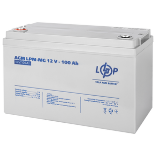 Акумулятор мультигелевий LPM-MG 12V - 100 Ah 3877 фото