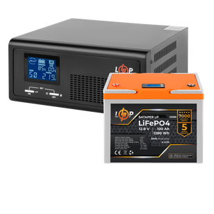 Комплект резервного питания LP (LogicPower) ИБП + литиевая (LiFePO4) батарея (UPS B430+ АКБ LiFePO4 22633 фото