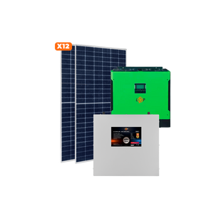 Комплект СЭС 5kW АКБ 6.7kWh (литий) 140 Ah Премиум GRID 21150 фото