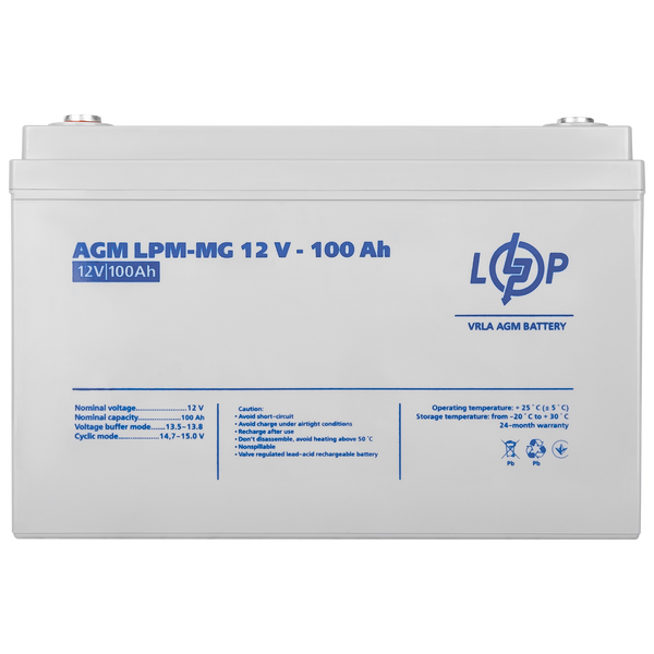 Аккумулятор мультигелевый AGM LogicPower LPM-MG 12 - 100 AH 3877 фото