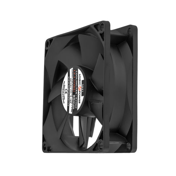 Вентилятор LP F8NBD, 80MM, 3pin + 4pin (Molex харчування), black 5841 фото