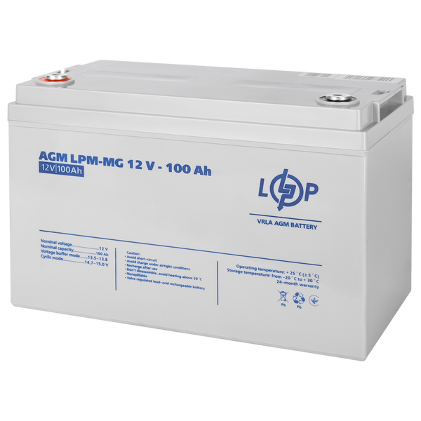 Аккумулятор мультигелевый AGM LogicPower LPM-MG 12 - 100 AH 3877 фото