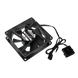 Вентилятор LP F8NBD, 80MM, 3pin + 4pin (Molex харчування), black 5841 фото 3