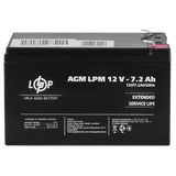 Акумулятор AGM LPM 12V - 7.2 Ah 3863 фото