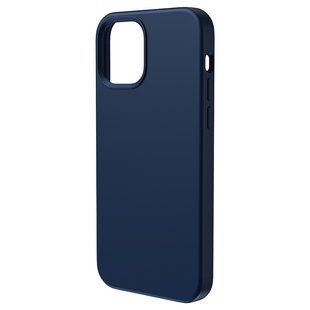 Чохол Baseus Liquid Silica Gel Magnetic+захисне скло для iPhone 12 Pro Max Син (WIAPIPH67N-YC03) 16536 фото