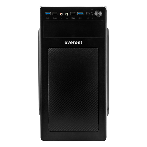 Корпус Everest 6116 - 500w 12cm MATX, 2xUSB3.0+2xUSB2.0 19642 фото