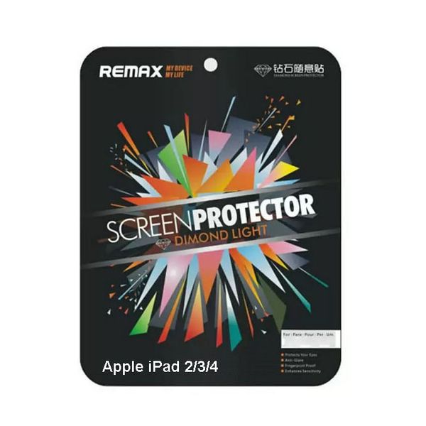 Защитная пленка Remax для iPad 2, New iPad 3, iPad 4, бриллиантовая 17238 фото