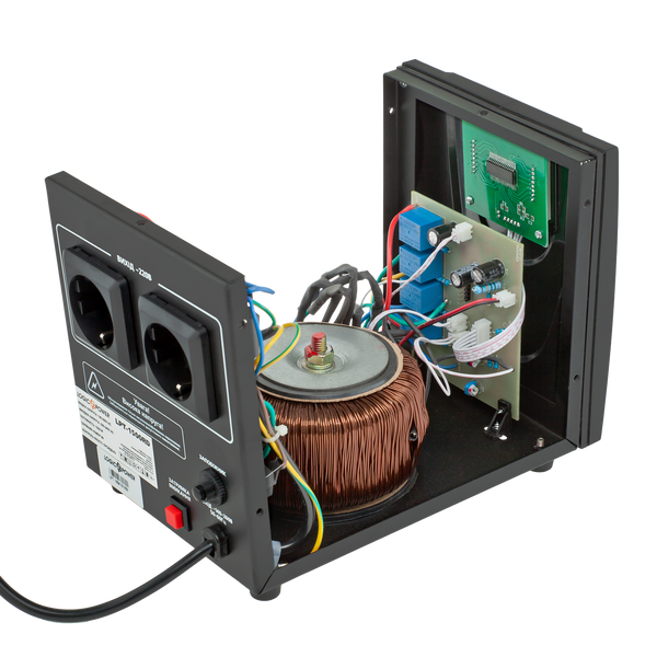 Стабілізатор напруги LPT-1500RD BLACK (1050W) 4437 фото