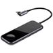 USB Hub Baseus Multifunctional Type-C to USB3.0*2 + HD4K + 3,5 miniJack + Type-C PD + зарядка iWatch Серый (CAHUB-AZ0G) 16439 фото 6