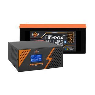 Комплект резервного питания LogicPower ИБП 1050W + литиевая (LiFePO4) батарея 1920 Wh 40312 фото